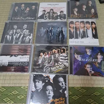 KAT-TUN CD 10장 묶음 판매!