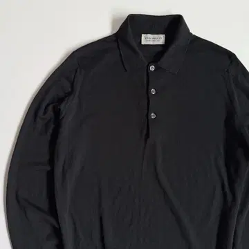 JOHN SMEDLEY 존스메들리 하이 게이지 울 니트 피케 셔츠