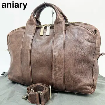 23K03 aniary 아니아리 비즈니스 백 천연 가죽 가죽 2way
