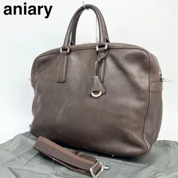 23F06 aniary 아니아리 비즈니스 백 천연 가죽 A4 수납