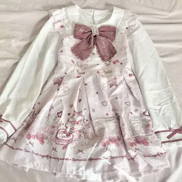 LIZLISA ManyHearts 애프터눈티 패턴 셋업