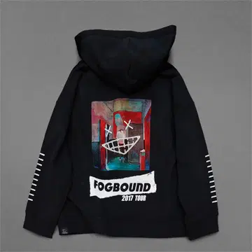 FOGBOUND 2017 TOUR 후드티 블랙
