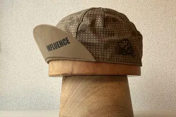 INFLUENCE 인플루언스 디자인 모자 도트 무늬 모자 브라운 캡