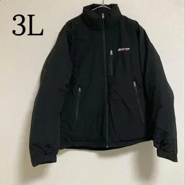 퍼스트 다운 긴팔 다운 자켓 블랙 3L 빅 사이즈 남성용 새상품