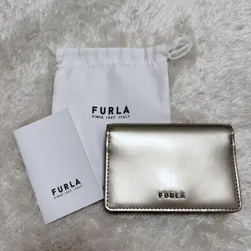 FURLA 골드 명함지갑