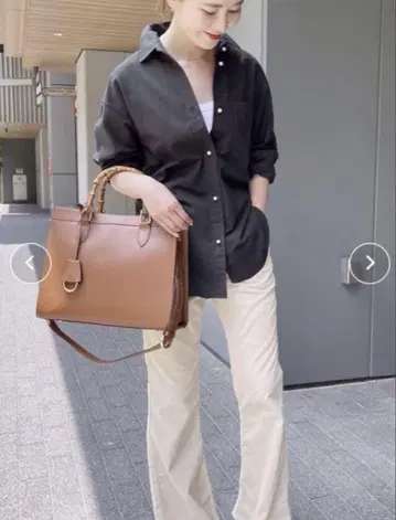미사용 스픽 앤 스팬 베이직 펄 버튼 셔츠