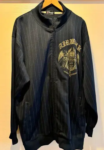 AIRWALK 블랙 스트라이프 자켓(3L-4L)