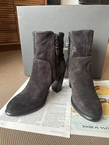 rag & bone 그레이 스웨이드 부츠 미사용