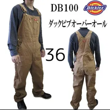 새상품 36x32 RBD 덕 오버롤 디키즈 DB100