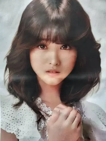 마츠다 세이코 T셔츠 화이트 쇼와 레트로 아이돌 가수