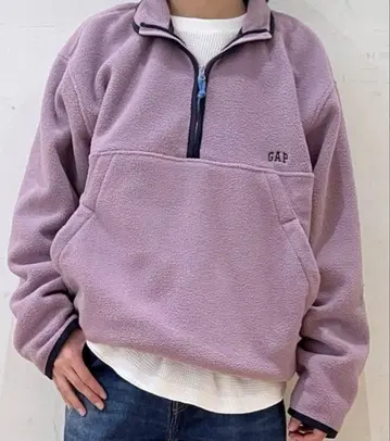 GAP 플리스 자켓 라벤더 S 사이즈 완판템