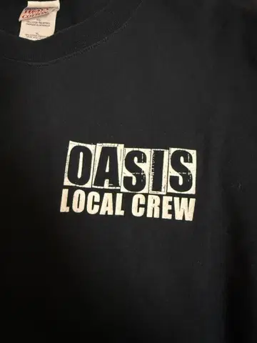 레어 OASIS LOCAL CREW 티셔츠 XL 사이즈