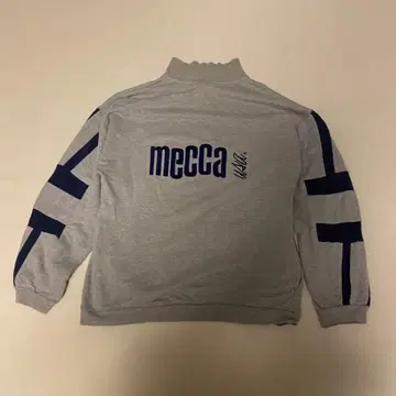 mecca USA 빈티지 맨투맨 트레이닝복 하프 지퍼