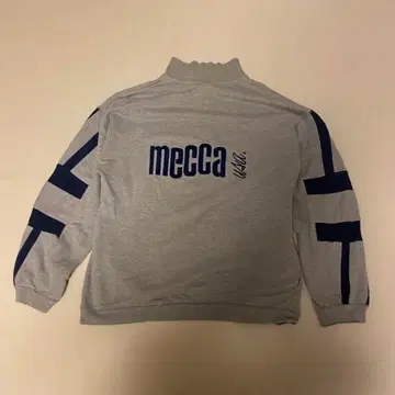 mecca USA 빈티지 맨투맨 트레이닝복 하프 지퍼