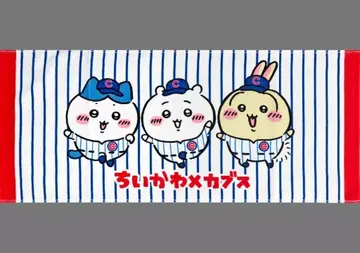 치이카와 x MLB TOKYO 시리즈 페이스 타월 (컵스)