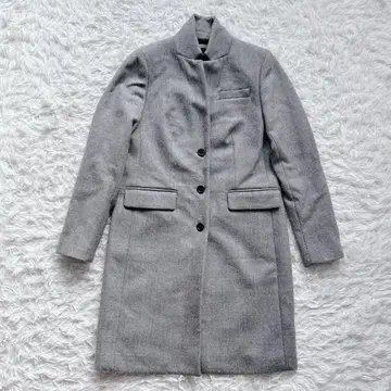 J.CREW 제이크루 울 롱 코트 스탠드 카라 겉옷