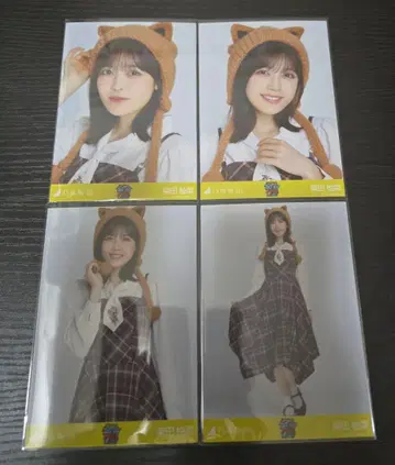 노기자카46 브로마이드 올 브라운 코디 시바타 유나 4종 컴프