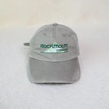 90s 빈티지 분위기 최고 캡 카키 자수 오니 페이드 기업계