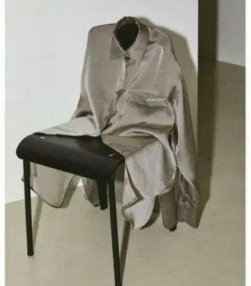 TODAYFUL 그레이 긴팔 셔츠 오간자