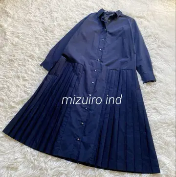 완판템 택 포함 새상품 mizuiro ind 롱 플리츠 스커트 원피스 F