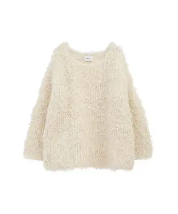 [ 새상품 ] CLANE BEAR SHAGGY HAND KNIT TOPS