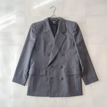 Leilian 이탈리아제 원단 울 100% 더블 자켓 9호 일본제