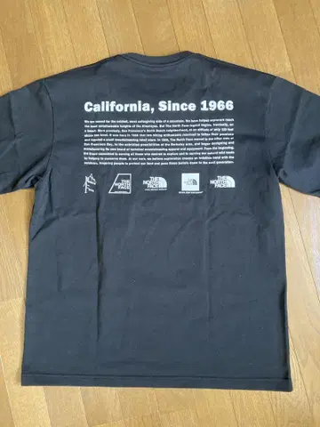 THE NORTH FACE 블랙 티셔츠 XL