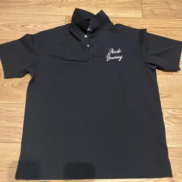Jack Bunny 블랙 피케 셔츠