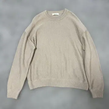 PUBLIC TOKYO 긴팔 니트 베이지 03 XL 남성용