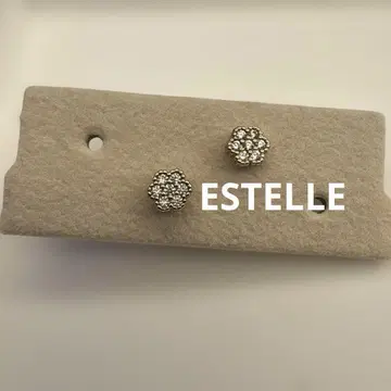 ESTELLE 골드 꽃 모양 귀걸이