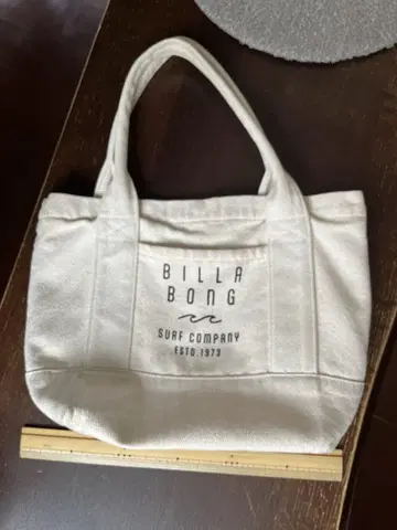 BILLA BONG 토트백 베이지 캔버스