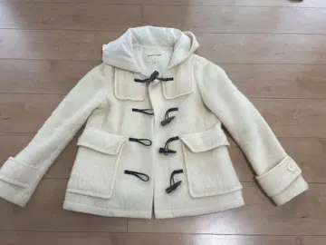 유나이티드 애로우즈 Jewel Changes 아이보리 더플 코트