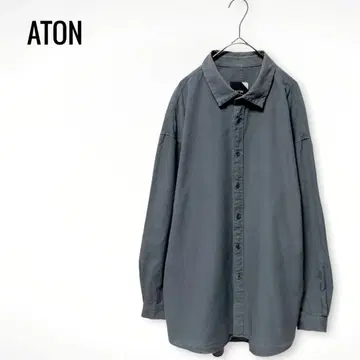 ATON COTTON CASHMERE OX OVERSISED SHIRT