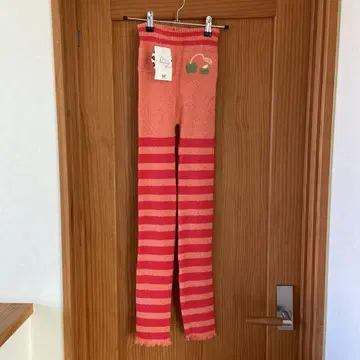 와코루 슬리핑 의류 복슬복슬 스패츠 레깅스 모모빵 미사용품