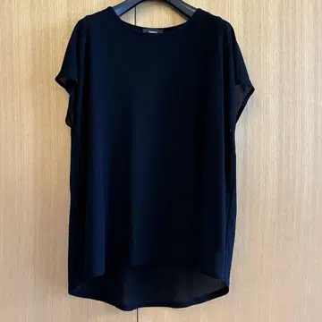 21SS 띠어리 LAYERED TP SHEER CREPE 이너 블랙