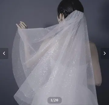 별하늘 베일 글리터 베일 M