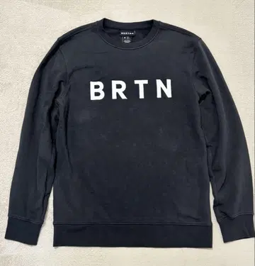 Burton 버튼 속기모 풀오버 맨투맨 트레이닝복 블랙