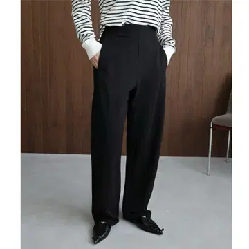 evernavy 에버네이비 분또 커브 팬츠 M 블랙