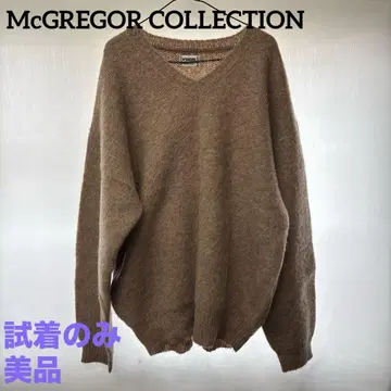 McGREGOR COLLECTION 모헤어 V넥 니트 풀오버