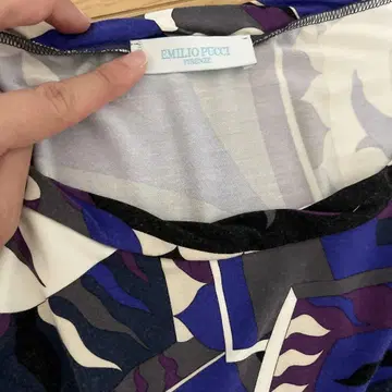 EMILIO PUCCI 추상 패턴 원피스