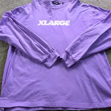 XLARGE 퍼플 긴팔 티셔츠 XL