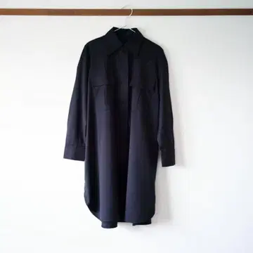 COS 네이비 긴팔 셔츠 원피스