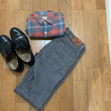 TELLASON MADE IN USA 데님 32 블랙 그레이