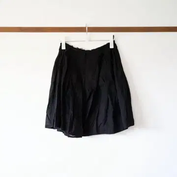 JIL SANDER 블랙 플레어 스커트 무릎 기장 34 사이즈