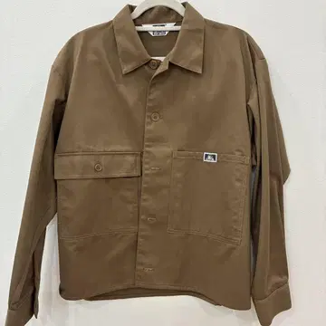 BEN DAVIS 브라운 긴팔 셔츠