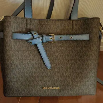 MICHAEL KORS 로고 프린트 숄더백