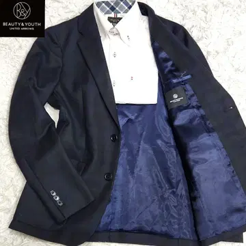 새상품급 유나이티드 애로우즈 테일러드 자켓 M 현행 블랙워치
