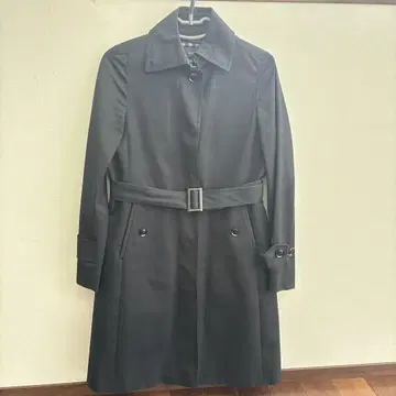 UNITED ARROWS 블랙 트렌치코트 38