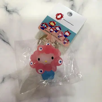 산리오 미야쿠미야쿠 변신 입체 마스코트 컬러 키링 키티