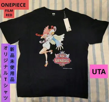 ONEPIECE FILMRED 오리지널 남녀 공용 UT 셔츠 블랙